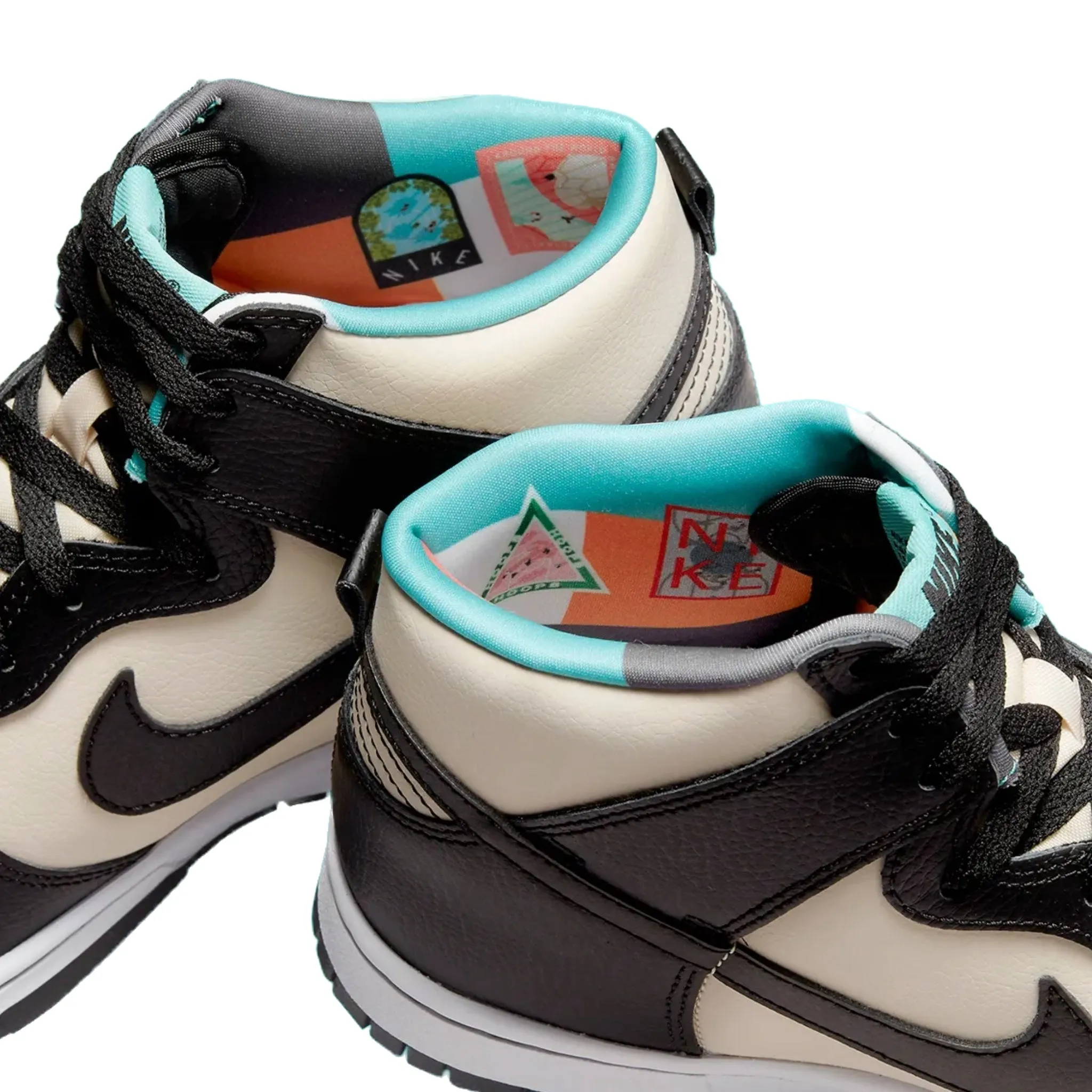 Nike Dunk High EMB Beige Black Washed Teal Pearl White Nike Dunk