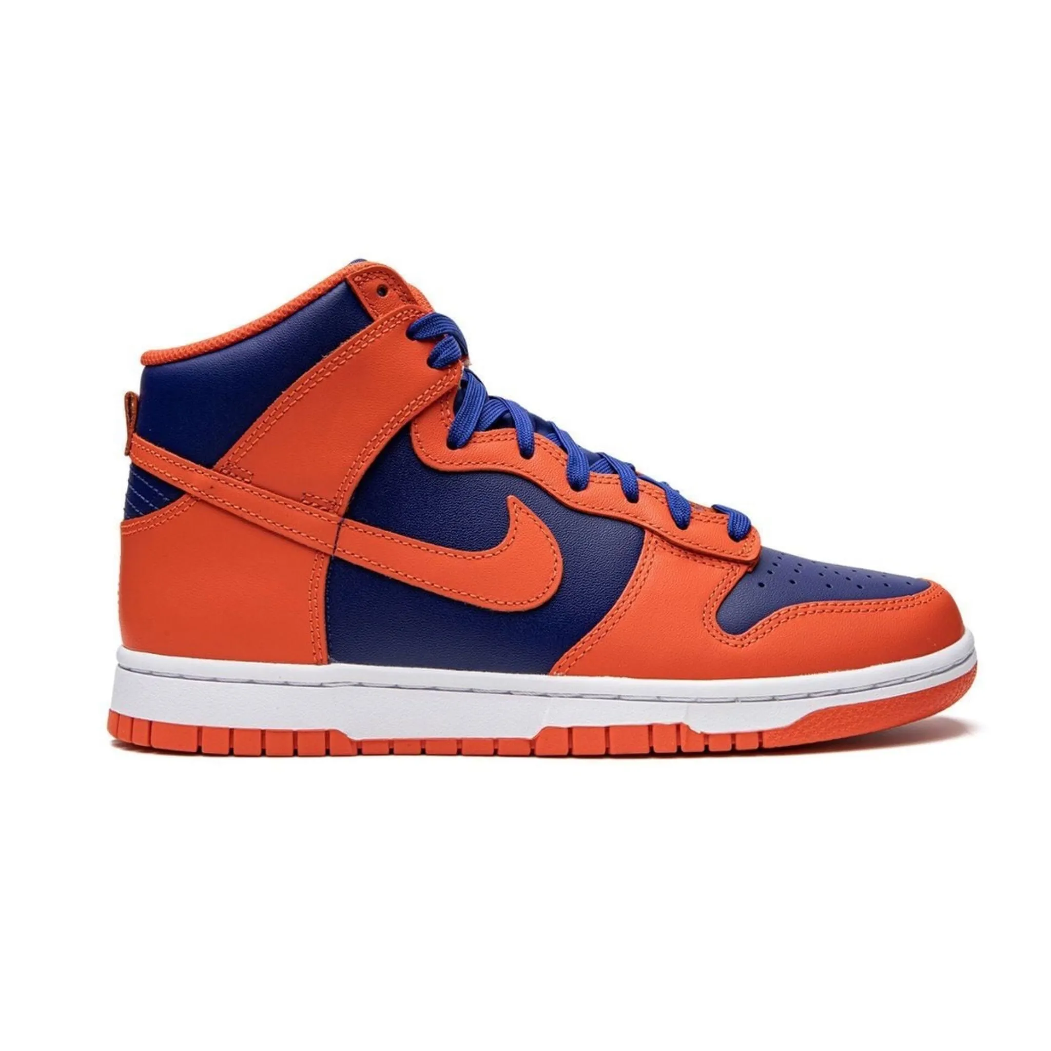Nike Dunk High Knicks Orange Deep Royal Blue White Orange Nike Dunk