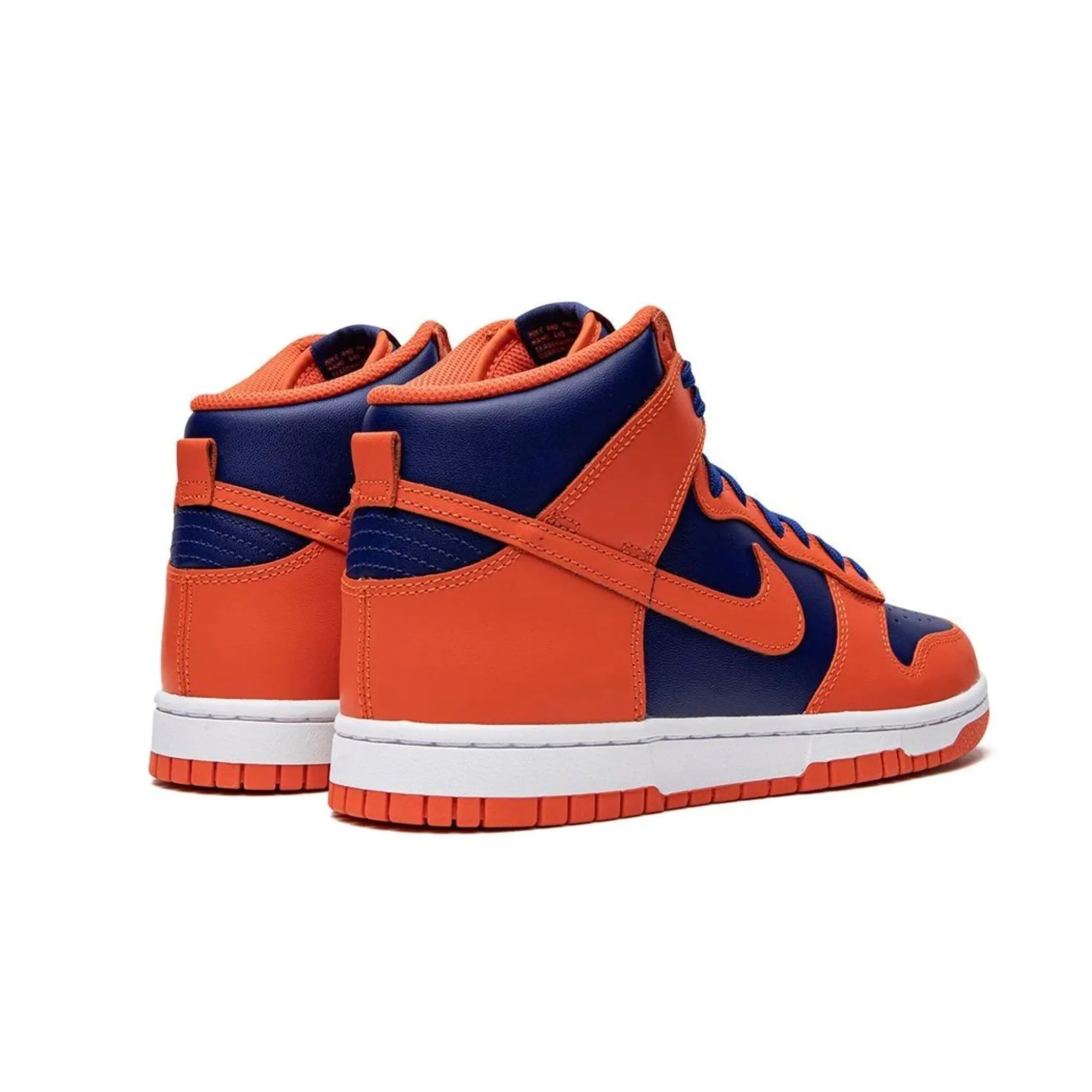 Nike Dunk High Knicks Orange Deep Royal Blue White Orange Nike Dunk