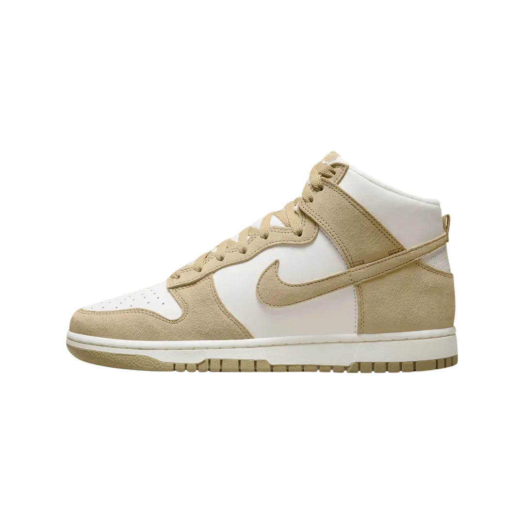 Nike Dunk High Tan Suede White Nike Dunk
