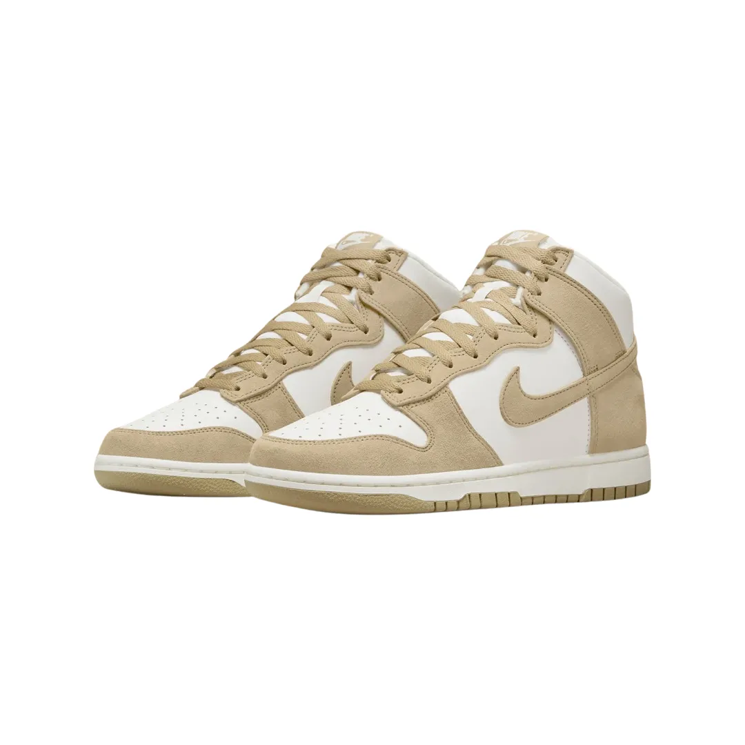 Nike Dunk High Tan Suede White Nike Dunk