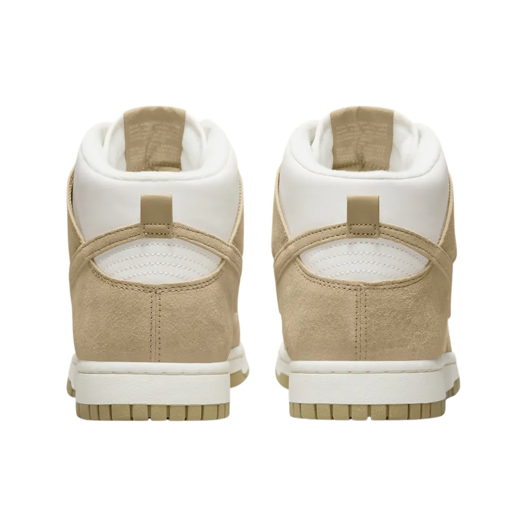 Nike Dunk High Tan Suede White Nike Dunk