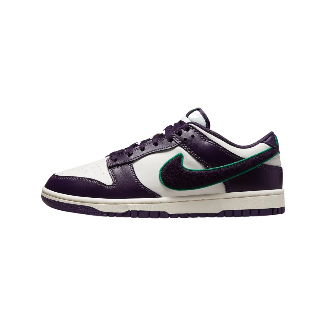 Nike Dunk Low Chenille Swoosh Grand Purple White Nike Dunk