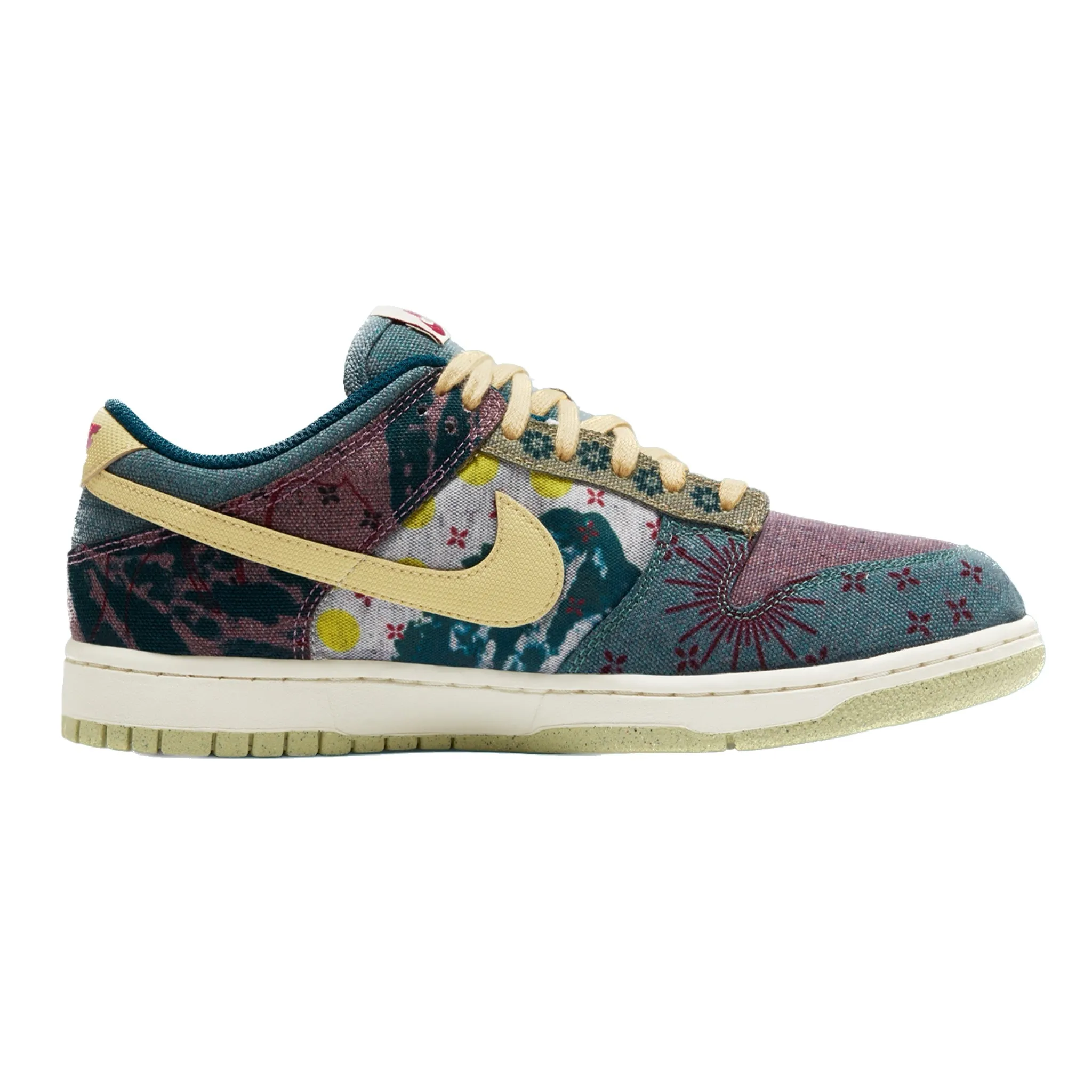 Nike Dunk Low Community Garden Multi Color Midnight Turquoise Cardinal Red Lemon Wash Nike Dunk
