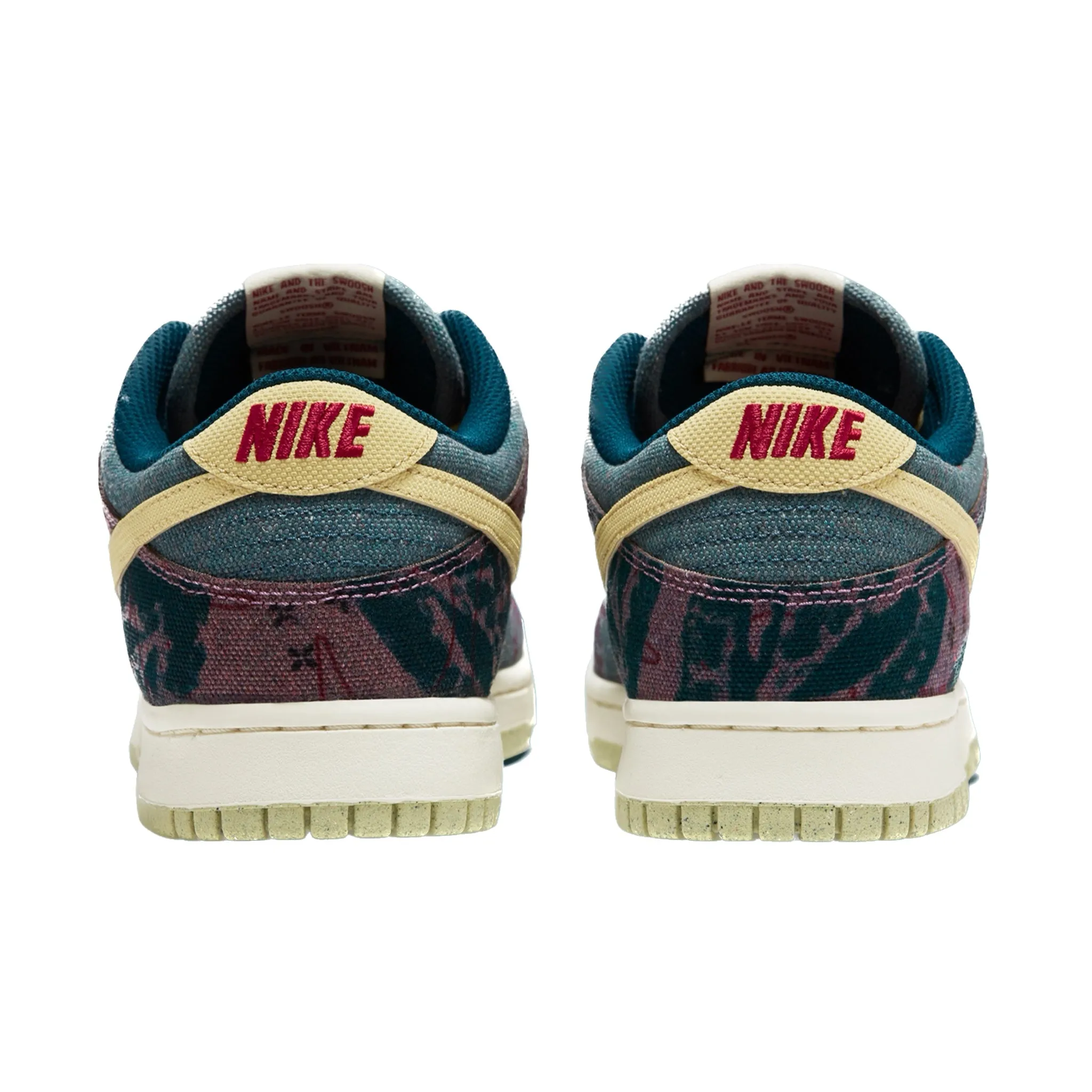 Nike Dunk Low Community Garden Multi Color Midnight Turquoise Cardinal Red Lemon Wash Nike Dunk