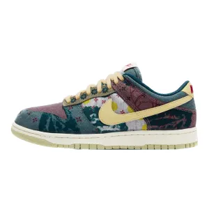 Nike Dunk Low Community Garden Multi Color Midnight Turquoise Cardinal Red Lemon Wash Nike Dunk