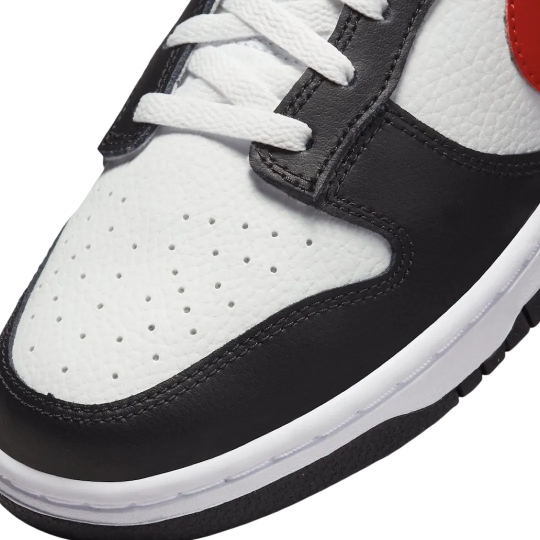 Nike Dunk Low Retro Red Swoosh Panda Black University Red White Nike Dunk