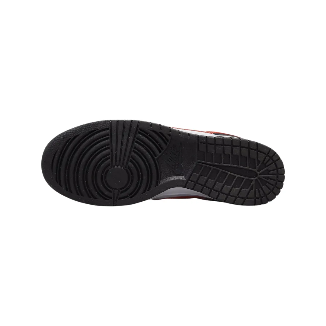 Nike Dunk Low Retro Red Swoosh Panda Black University Red White Nike Dunk
