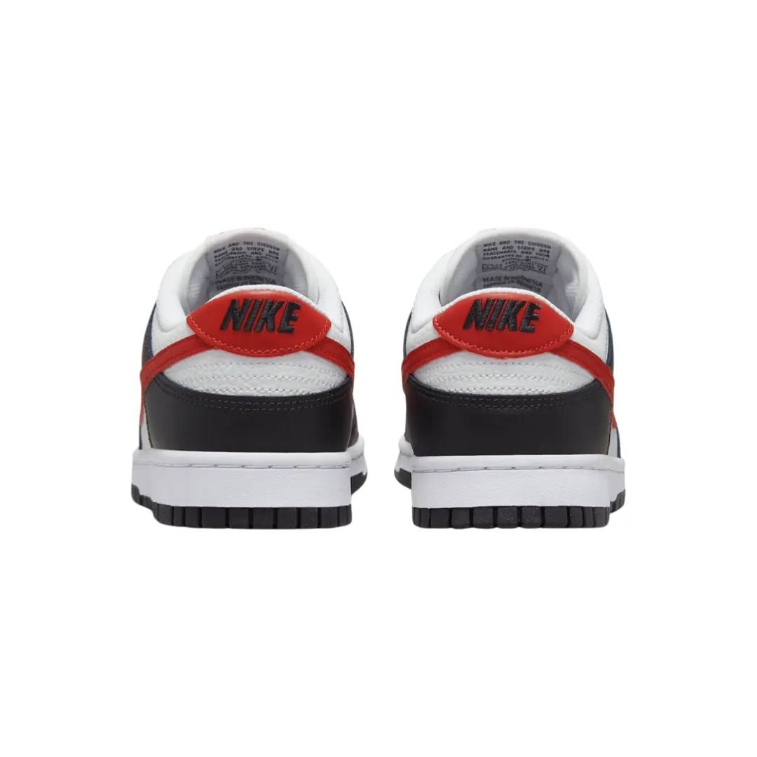 Nike Dunk Low Retro Red Swoosh Panda Black University Red White Nike Dunk