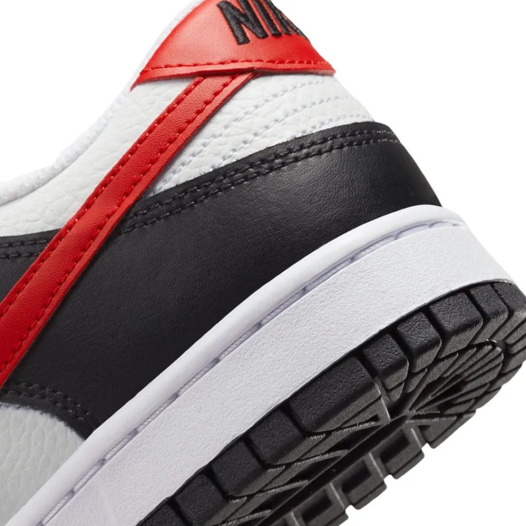 Nike Dunk Low Retro Red Swoosh Panda Black University Red White Nike Dunk