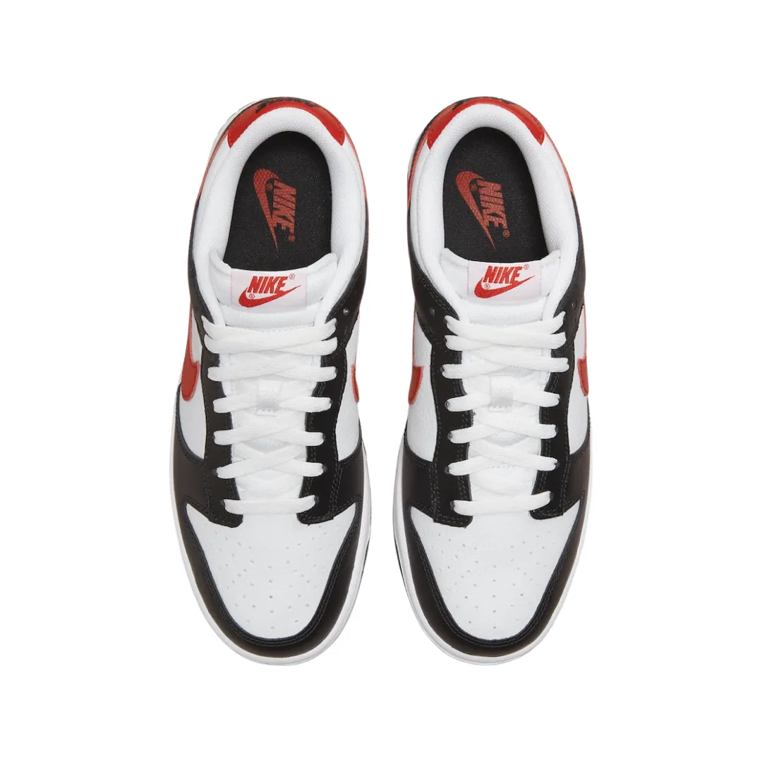 Nike Dunk Low Retro Red Swoosh Panda Black University Red White Nike Dunk