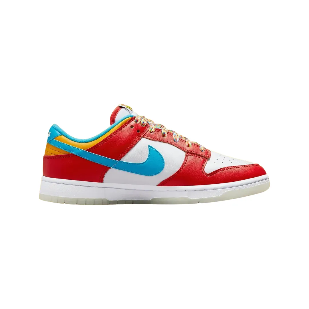 Nike Dunk Low x Lebron James "Fruity Pebbles" Habanero Red Laser Blue White Nike Dunk