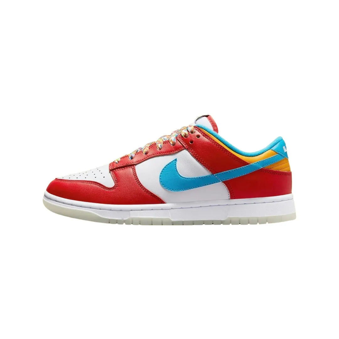 Nike Dunk Low x Lebron James "Fruity Pebbles" Habanero Red Laser Blue White Nike Dunk