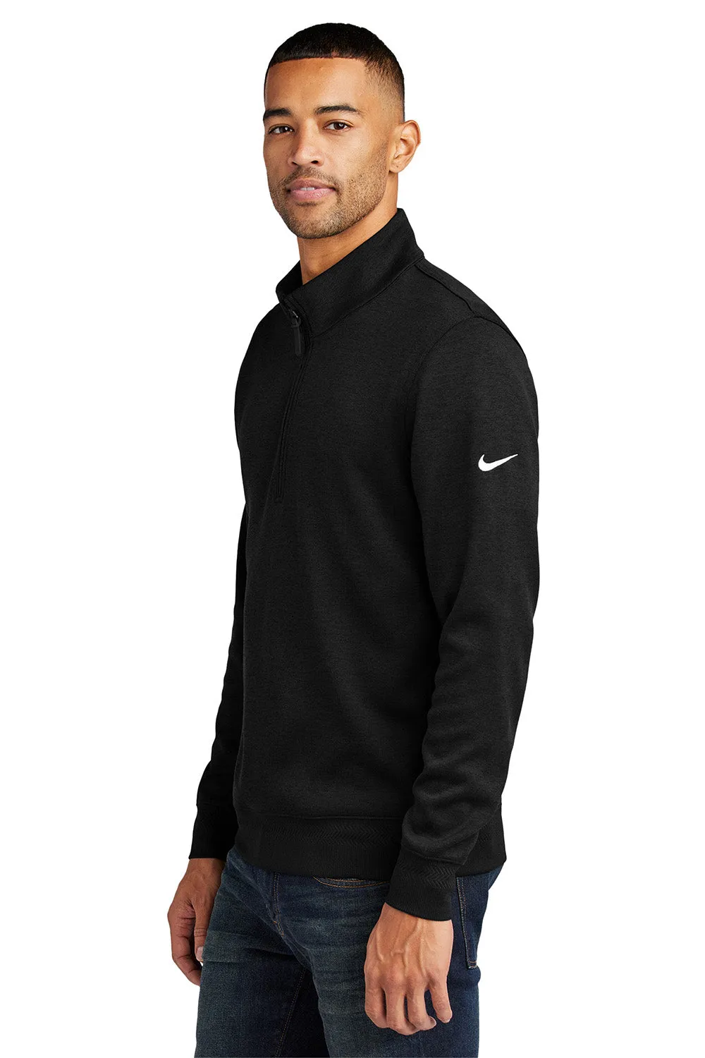 Nike Mens Dri-Fit 1/4 Zip Sweatshirt - Black