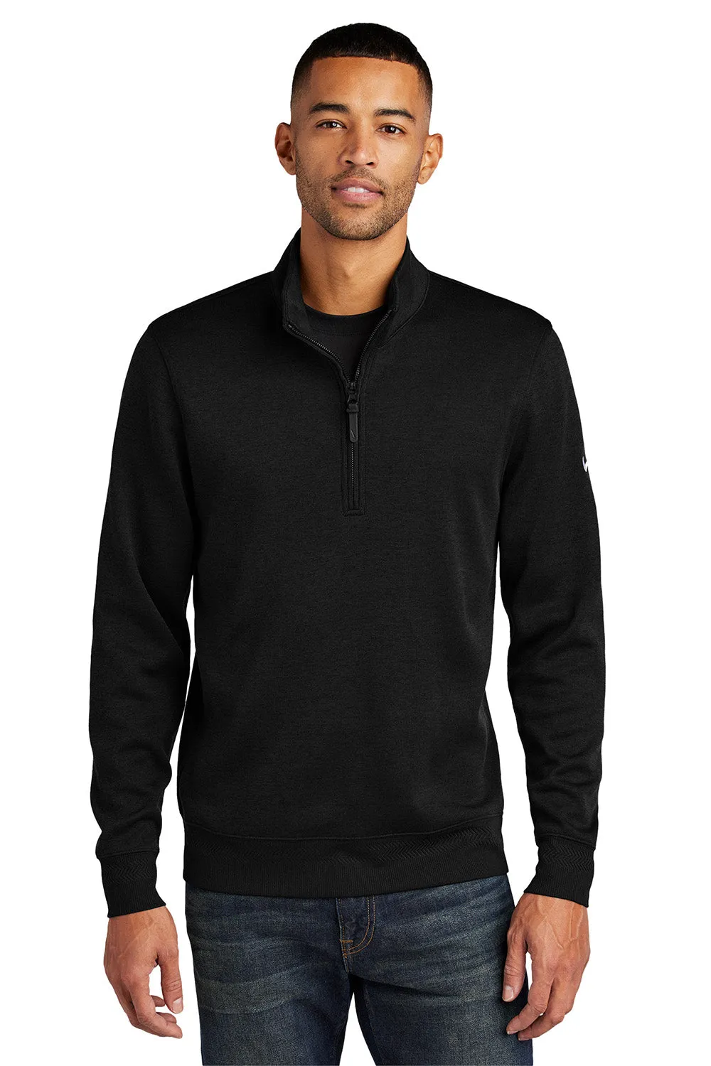 Nike Mens Dri-Fit 1/4 Zip Sweatshirt - Black