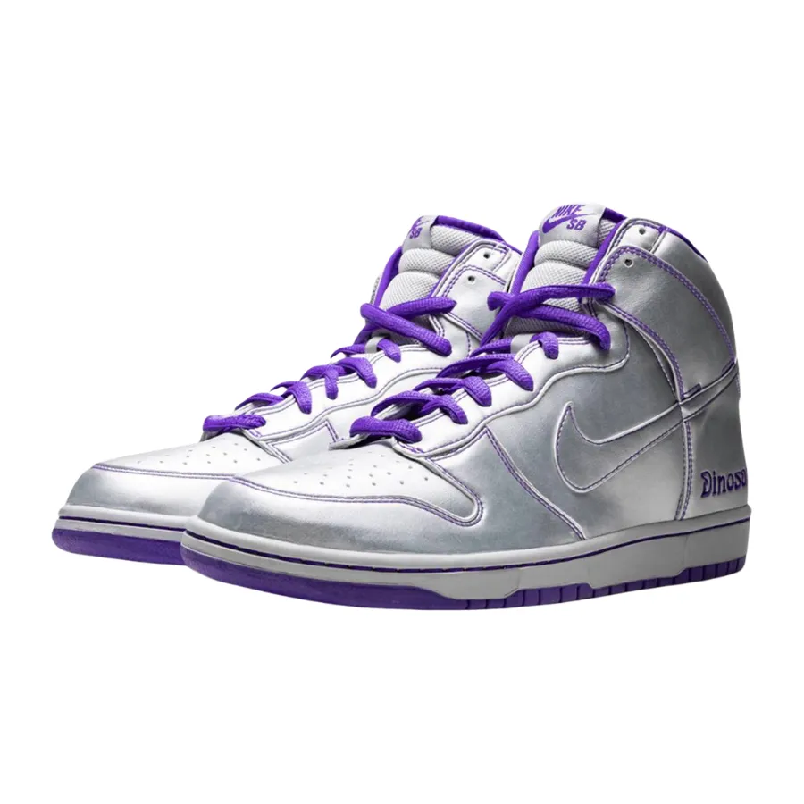 Nike SB Dunk High Dinosaur Jr. Metallic Silver Nike Dunk