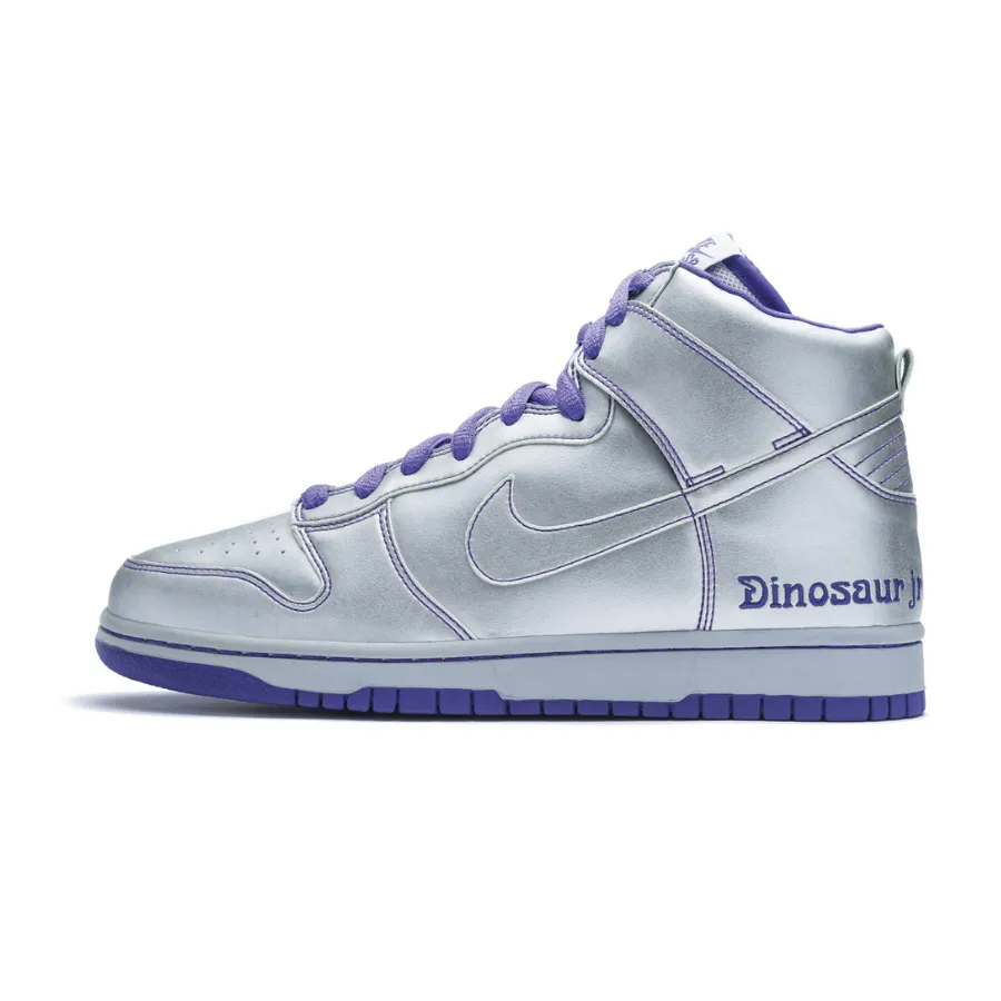Nike SB Dunk High Dinosaur Jr. Metallic Silver Nike Dunk