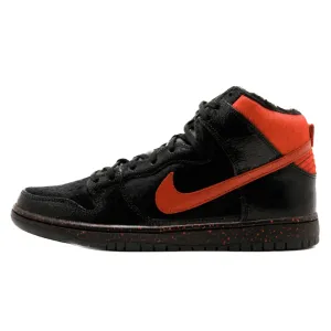 Nike SB Dunk High Krampus Black Gym Red Nike Dunk