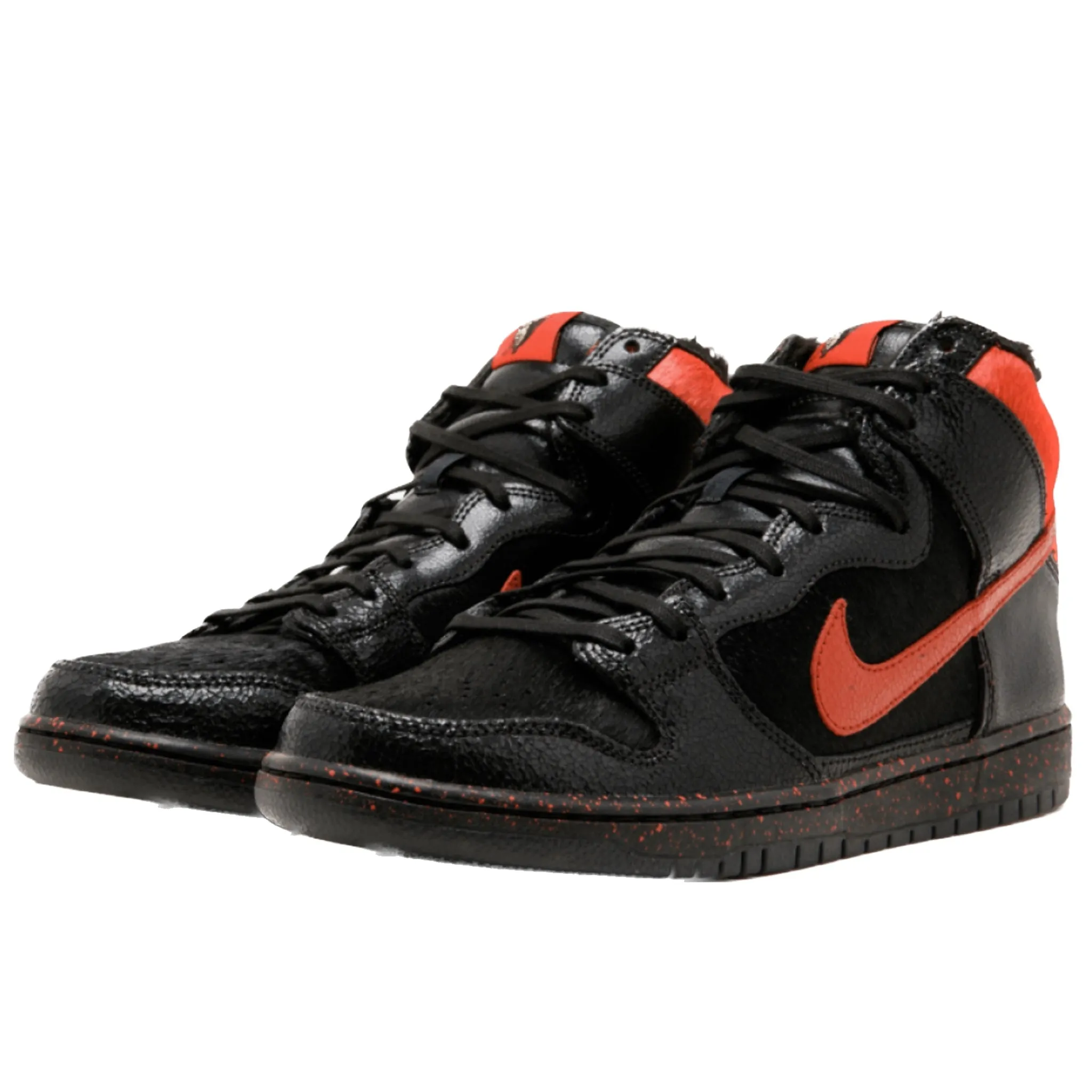 Nike SB Dunk High Krampus Black Gym Red Nike Dunk