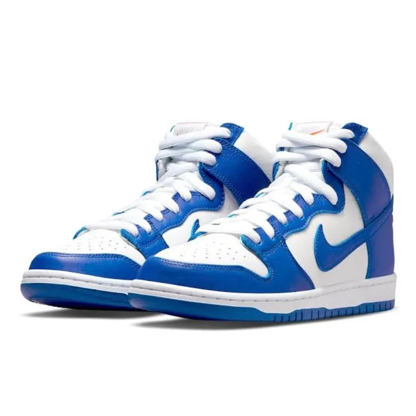 Nike SB Dunk High Pro ISO Orange Label Kentucky White Blue Nike Dunk