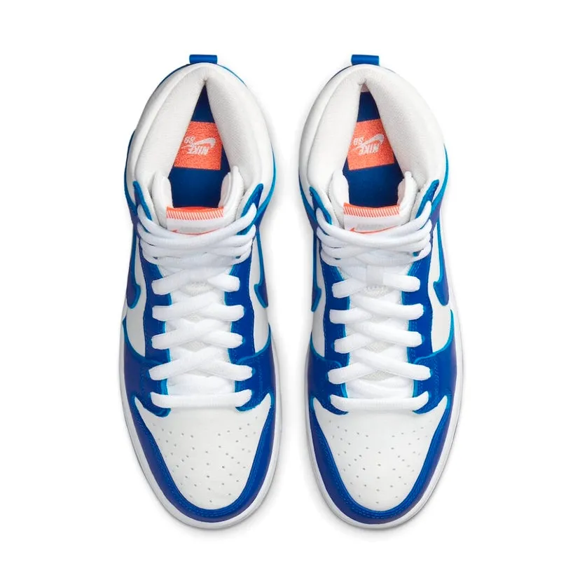 Nike SB Dunk High Pro ISO Orange Label Kentucky White Blue Nike Dunk
