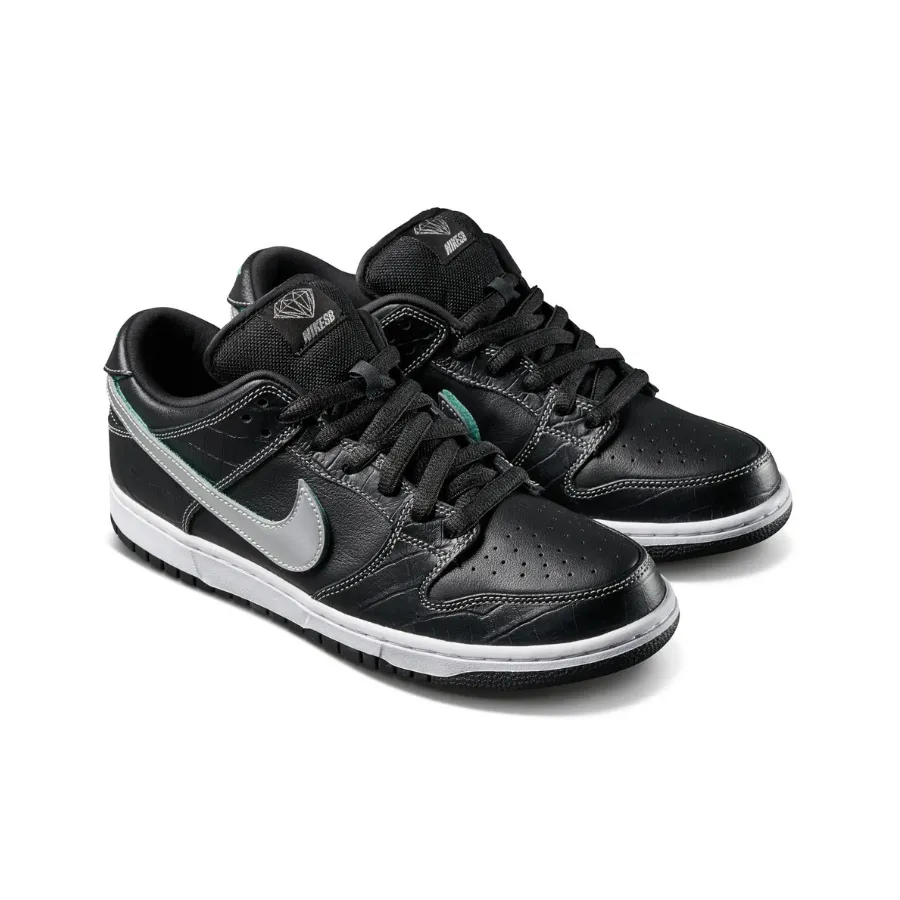 Nike SB Dunk Low Diamond Supply Co. Black Diamond Black Chrome Tropical Twist Nike Dunk