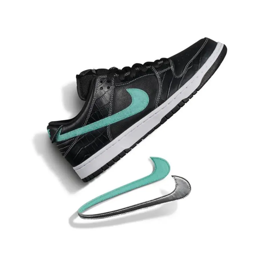 Nike SB Dunk Low Diamond Supply Co. Black Diamond Black Chrome Tropical Twist Nike Dunk