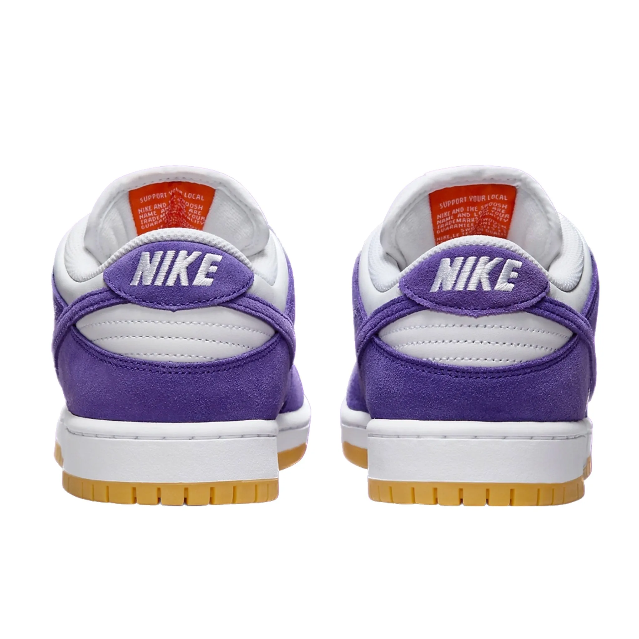 Nike SB Dunk Low Pro ISO Orange Label Court Purple White Gum Light Brown Nike Dunk