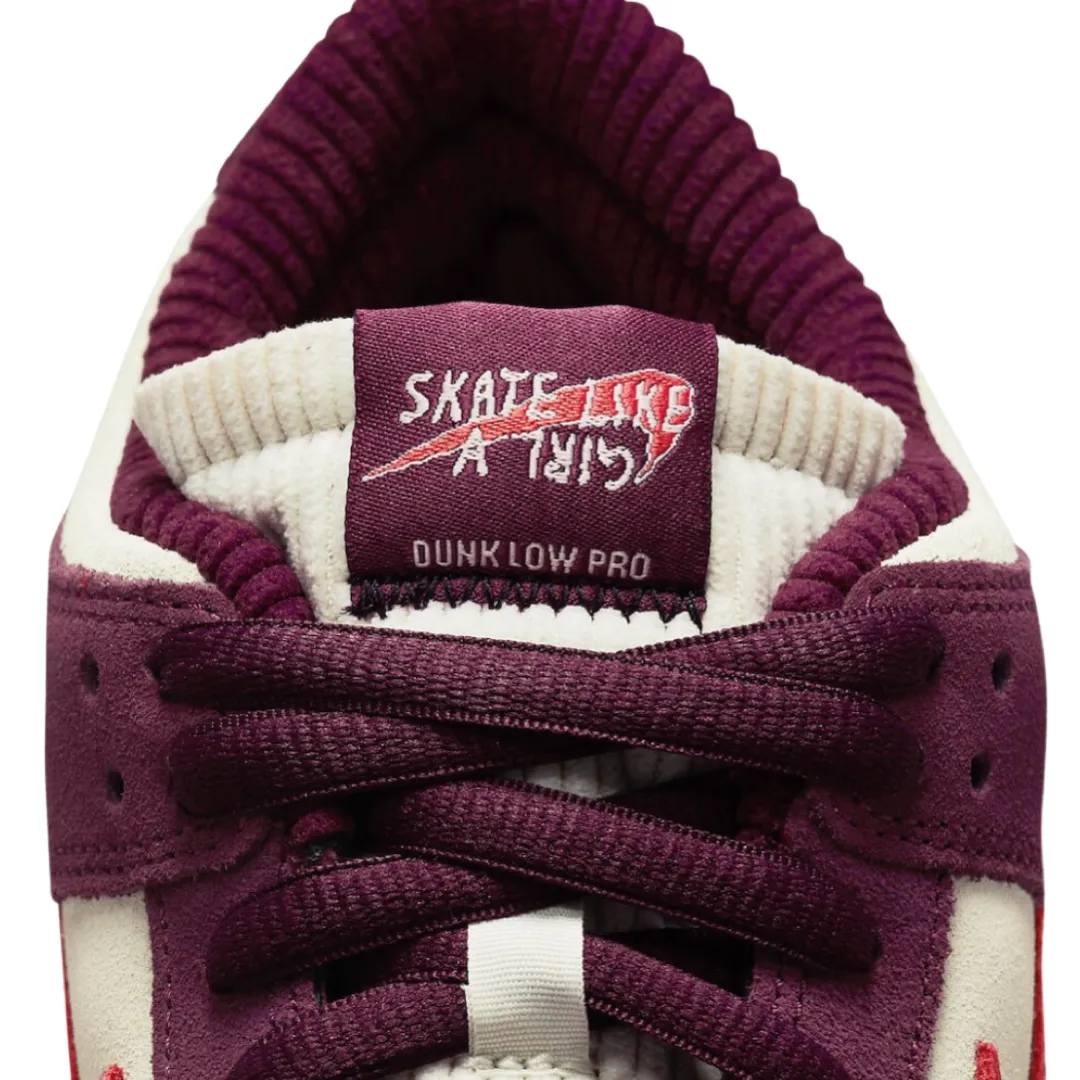 Nike SB Dunk Low QS Skate Like a Girl Dark Beetroot Light Crimson Nike Dunk