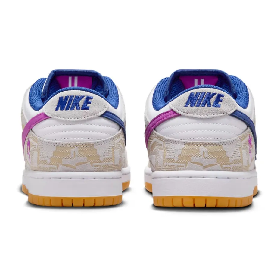 Nike SB Dunk Low Rayssa Leal Pure Platinum Deep Royal Blue Vivid Purple White Gum Yellow Nike Dunk