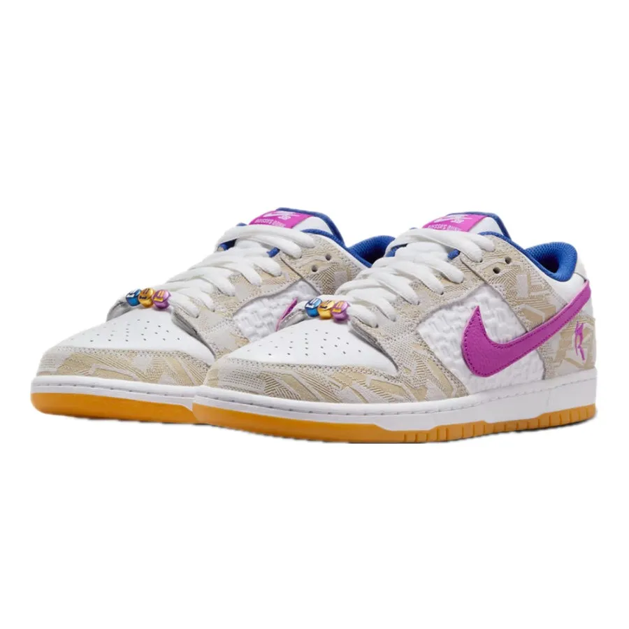 Nike SB Dunk Low Rayssa Leal Pure Platinum Deep Royal Blue Vivid Purple White Gum Yellow Nike Dunk