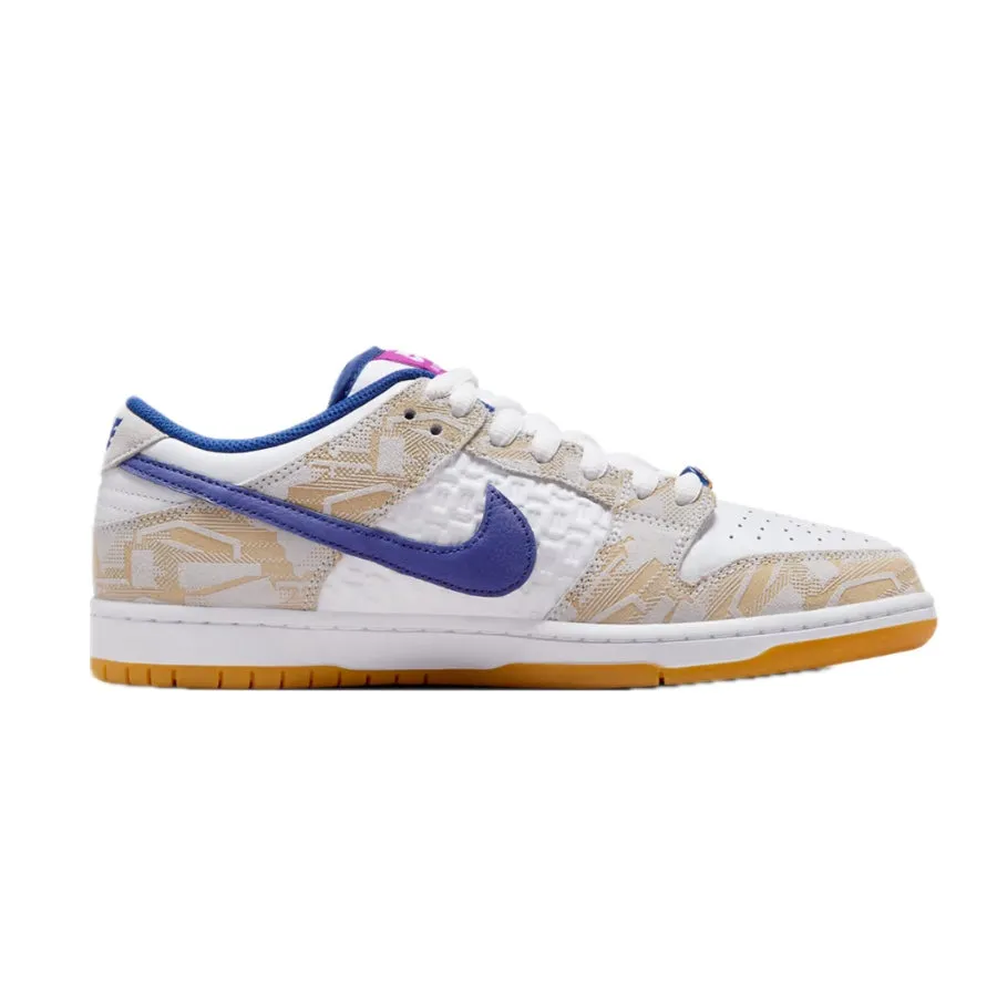 Nike SB Dunk Low Rayssa Leal Pure Platinum Deep Royal Blue Vivid Purple White Gum Yellow Nike Dunk