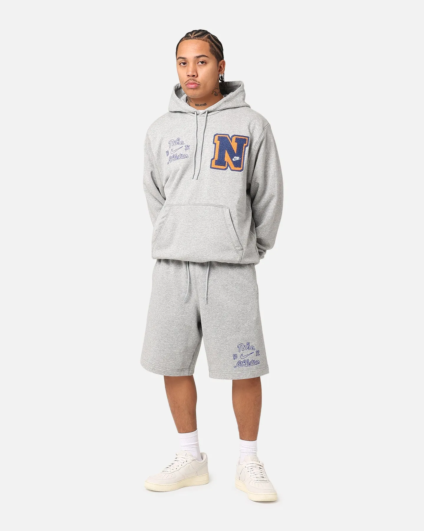 Nike Sportswear Club Essential Hoodie Dark Grey Heather