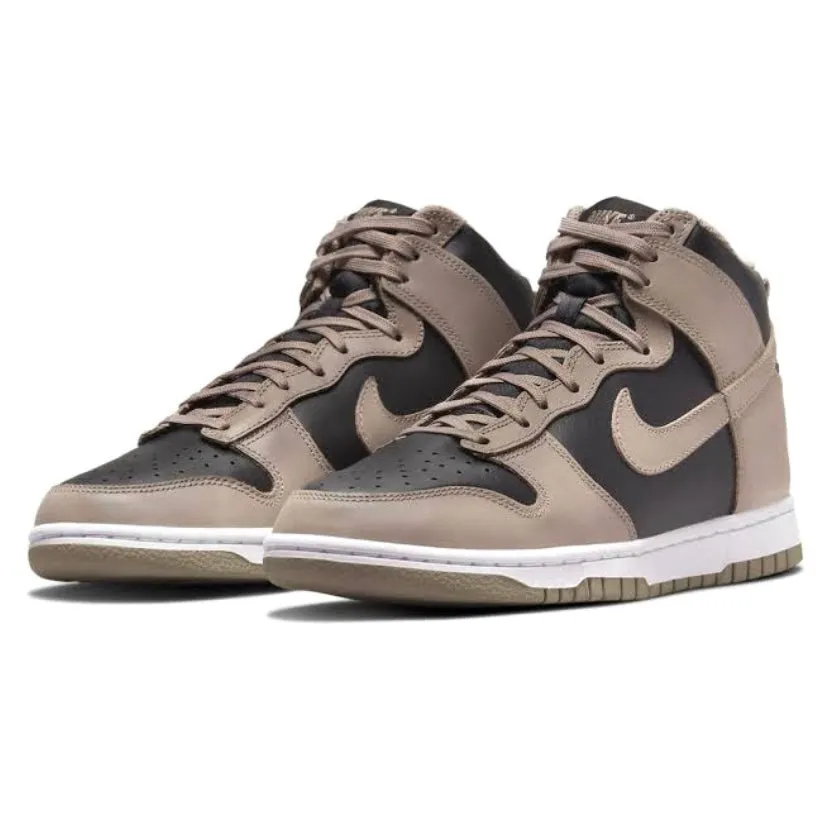Nike Womens Dunk High Fossil Moon Black Nike Dunk