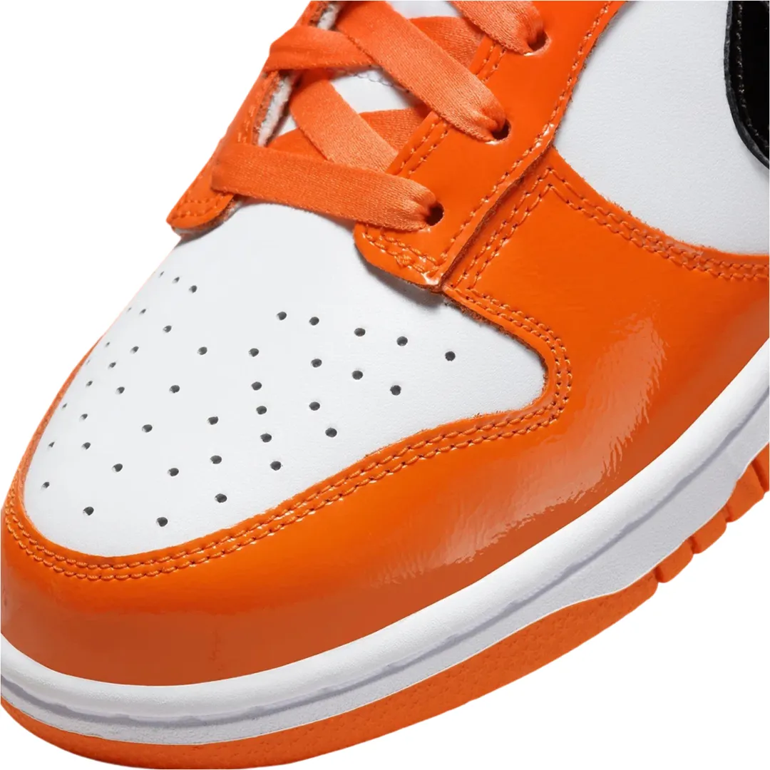 Nike Women's Dunk Low Patent Halloween Brilliant Orange Black Nike Dunk