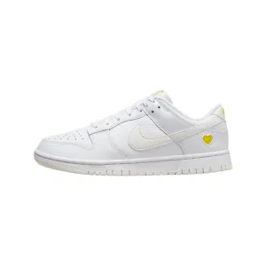 Nike Women's Dunk Low Valentine's Day Yellow Heart White Nike Dunk