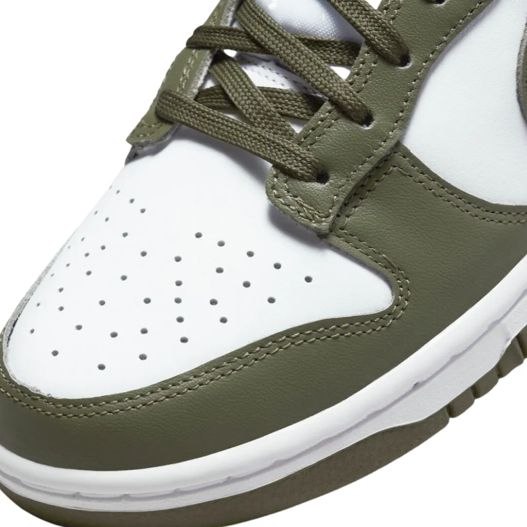 Nike Women's Dunk Low White Medium Olive White Nike Dunk