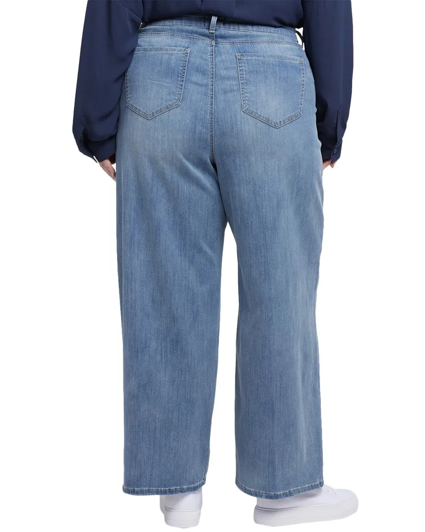 NYDJ Plus Teresa Indigo Stream Ankle Crop Jean