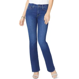 NYDJ Womens Barbara Tummy-Control Mid-Rise Bootcut Jeans