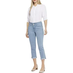 NYDJ Womens Chloe Crop Denim Capri Jeans