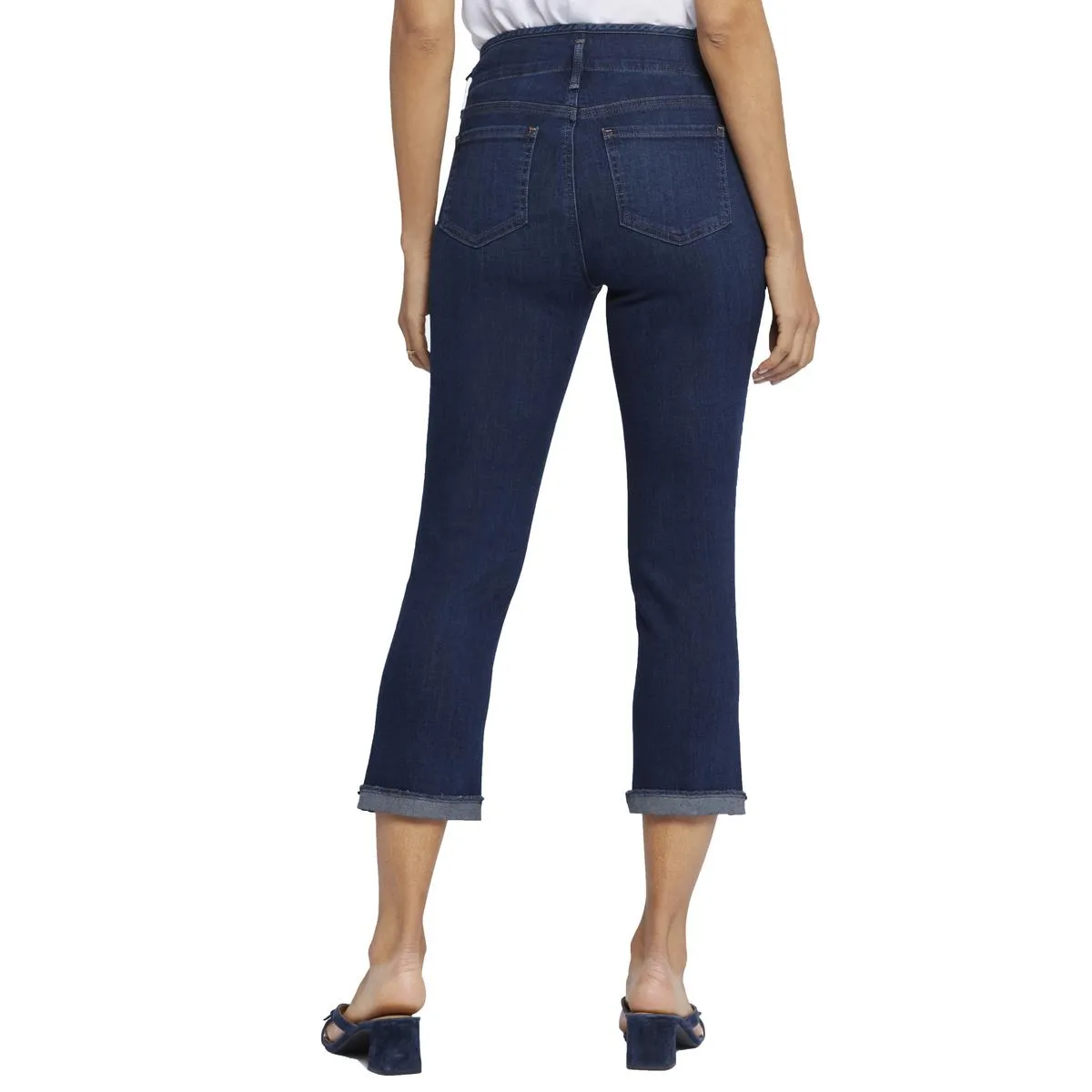 NYDJ Womens Chloe Crop Denim Capri Jeans