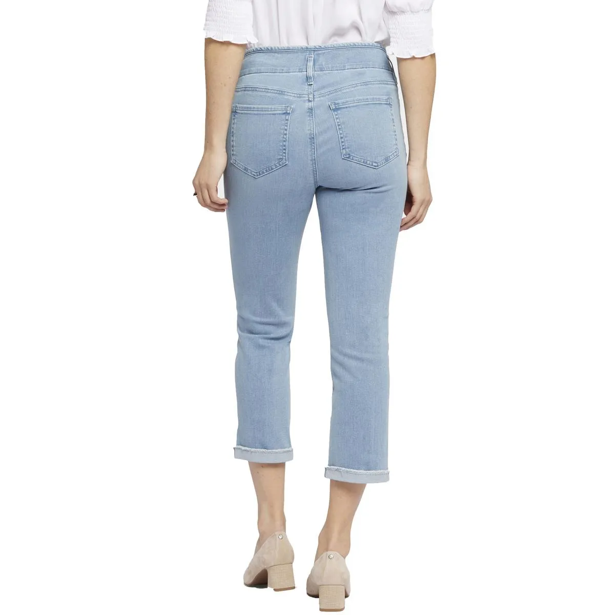 NYDJ Womens Chloe Crop Denim Capri Jeans