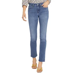 NYDJ Womens Sheri Mid-Rise Denim Slim Jeans