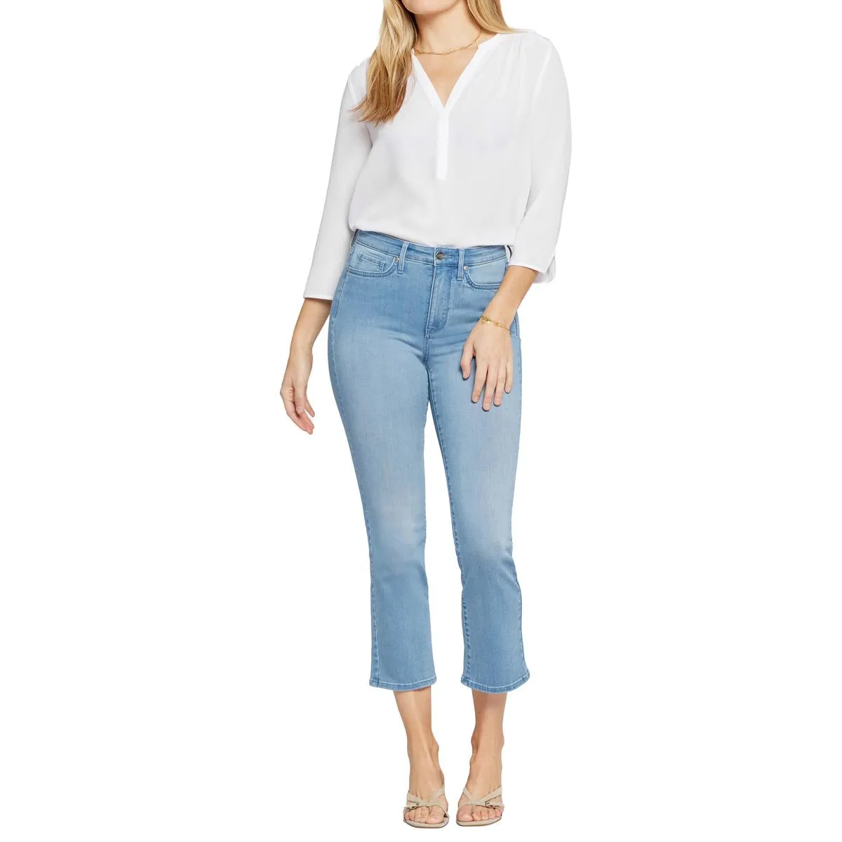 NYDJ Womens Stretch Denim Bootcut Jeans