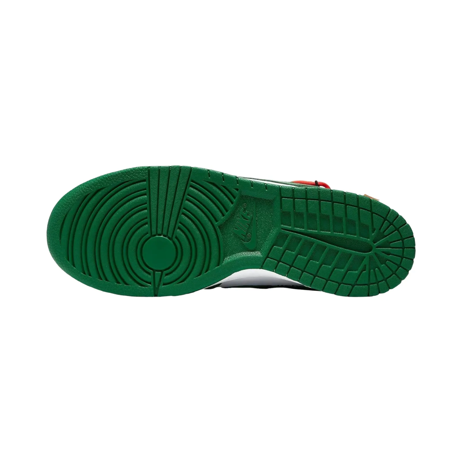 Off White x Nike Dunk Low Leather White Pine Green Nike Dunk