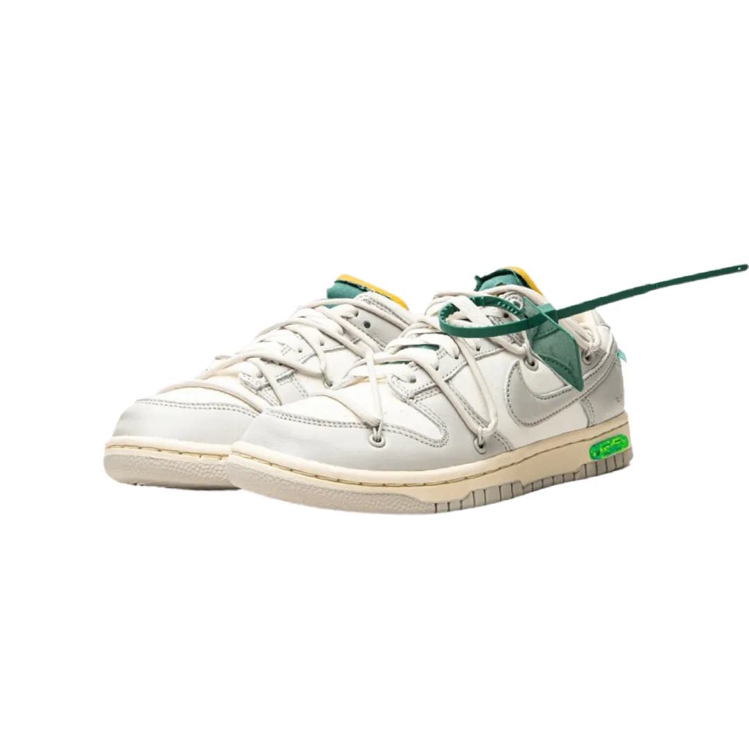 Off-White x Nike Dunk Low "Lot 42 of 50" Sail Neutral Grey Light Bone Nike Dunk