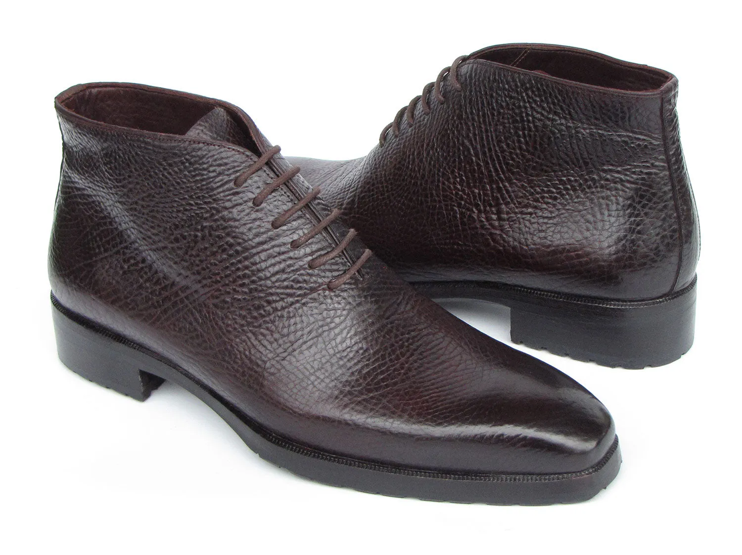 Paul Parkman Shoes Paul Parkman Men's Brown Floater Leather Ankle Boots