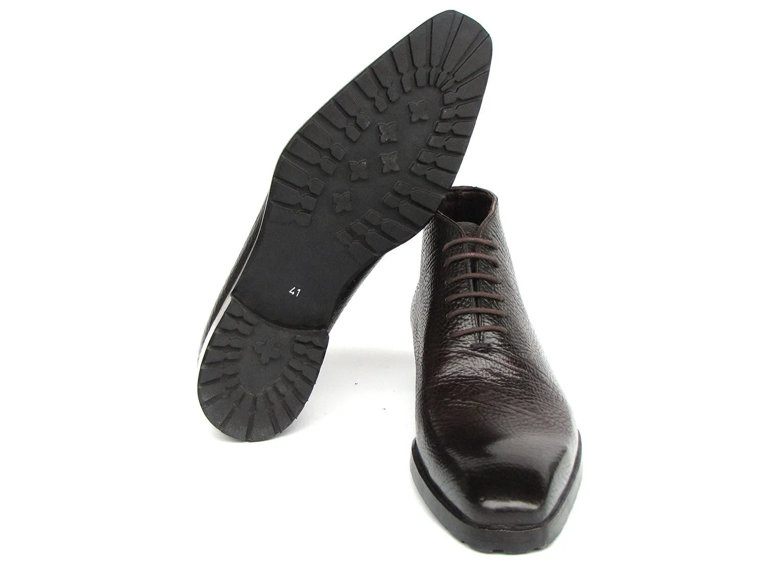 Paul Parkman Shoes Paul Parkman Men's Brown Floater Leather Ankle Boots