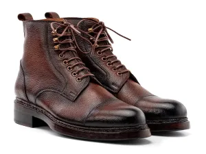 Paul Parkman Shoes Paul Parkman Men's Floater Leather Boots in Brown