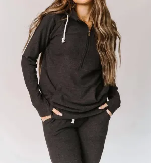 Performance Fleece Half-Zip Sweatshirt In Stone
